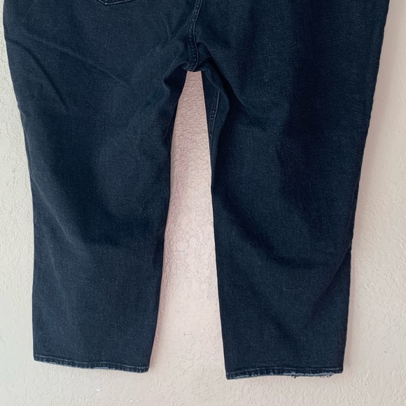 ABERCROMBIE & FITCH Curve Love Ankle Straight Ultra High Rise Denim Jeans NWT - Picture 6 of 8